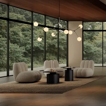 Drop Chandelier Bulp takkrona grande - Grey - 101 Copenhagen