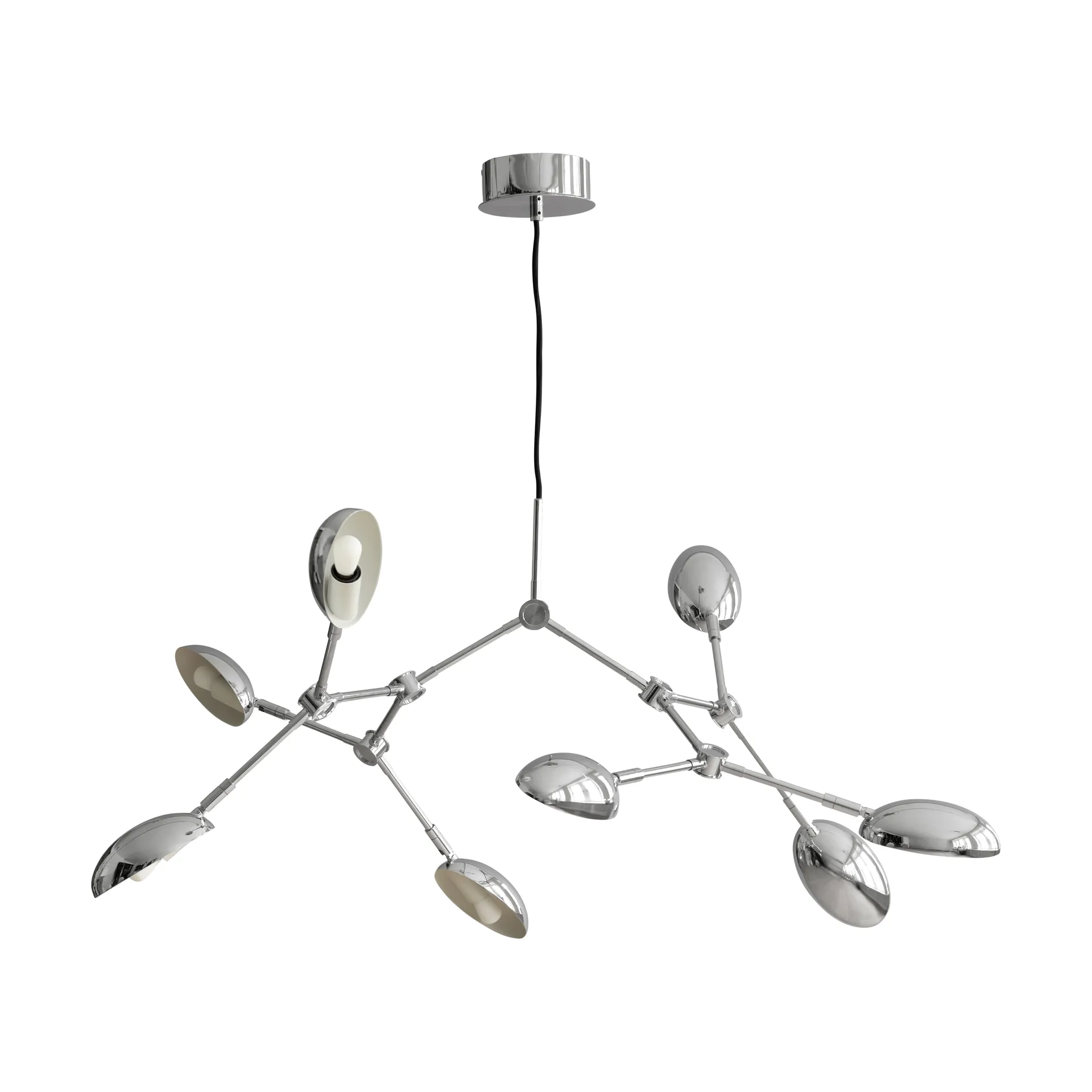 Drop Chandelier takkrona mini, Chrome 101 Copenhagen