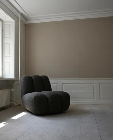 Toe loungefåtölj bouclé - Deep taupe - 101 Copenhagen
