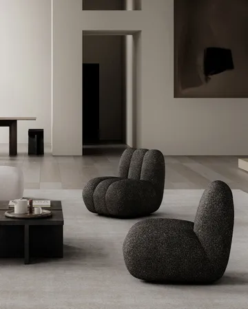 Toe loungefåtölj bouclé - Deep taupe - 101 Copenhagen
