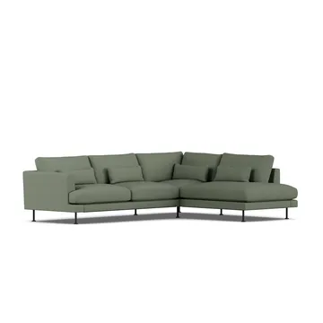 Bredhult soffa - Same Forest 6677-svart stål, 3-sits A1 - 1898