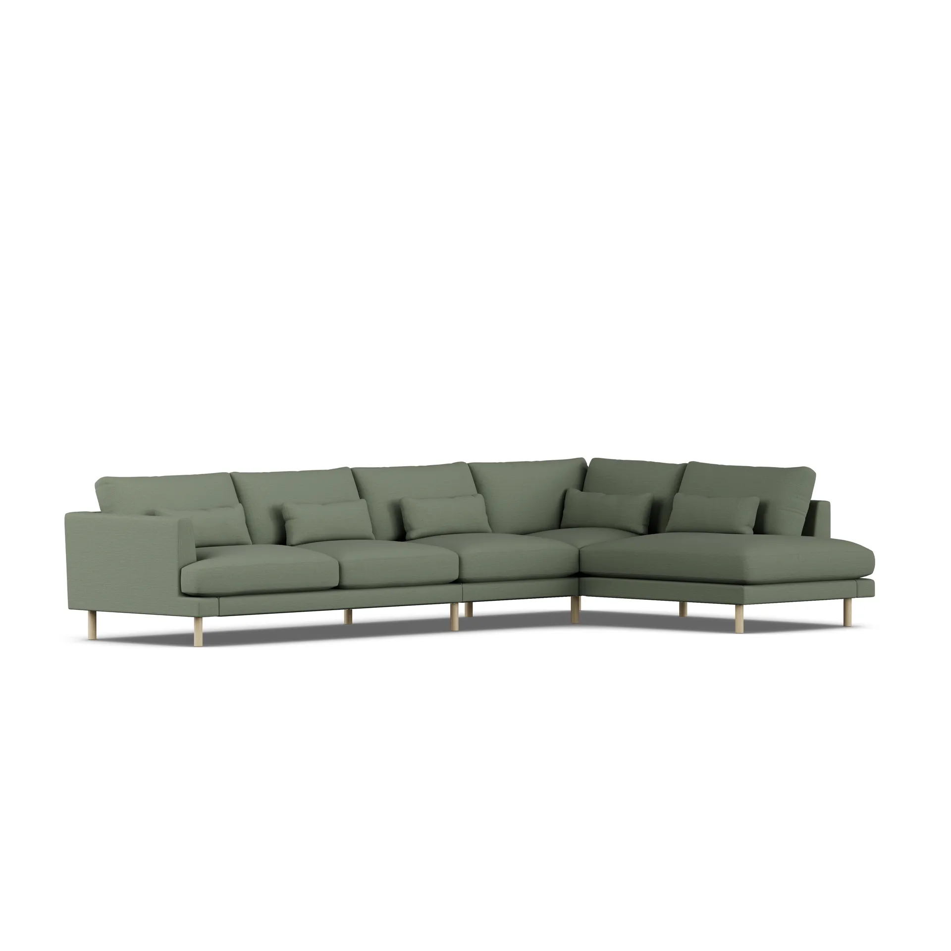 Bredhult soffa, Same Forest 6677-vitoljad ek, 4-sits B1 1898