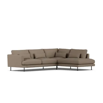 Bredhult soffa - Same Mole 6674-svart stål, 3-sits A1 - 1898