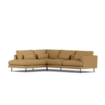 Bredhult soffa - Same Ochre 6676-svart stål, 3-sits A2 - 1898