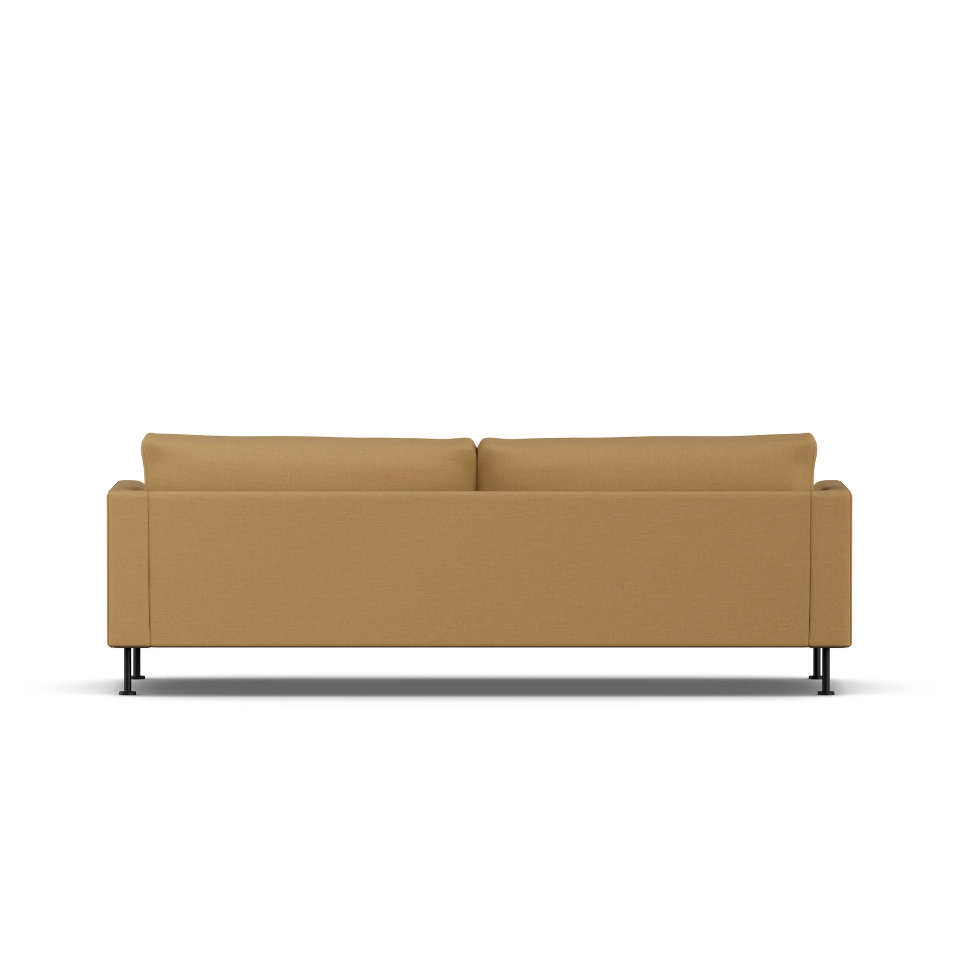 Bredhult soffa, Same Ochre 6676-svart stål, 3-sits 1898