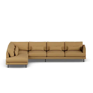 Bredhult soffa - Same Ochre 6676-svart stål, 4-sits B2 - 1898