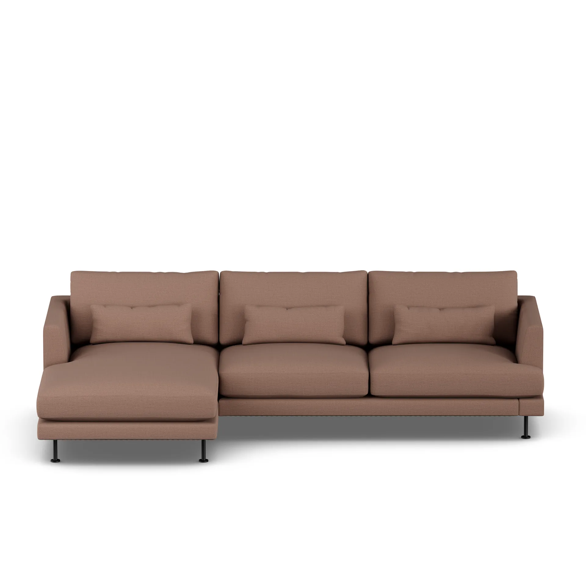 Bredhult soffa, Same Rust 6675-svart stål, 2,5-sits C2 1898