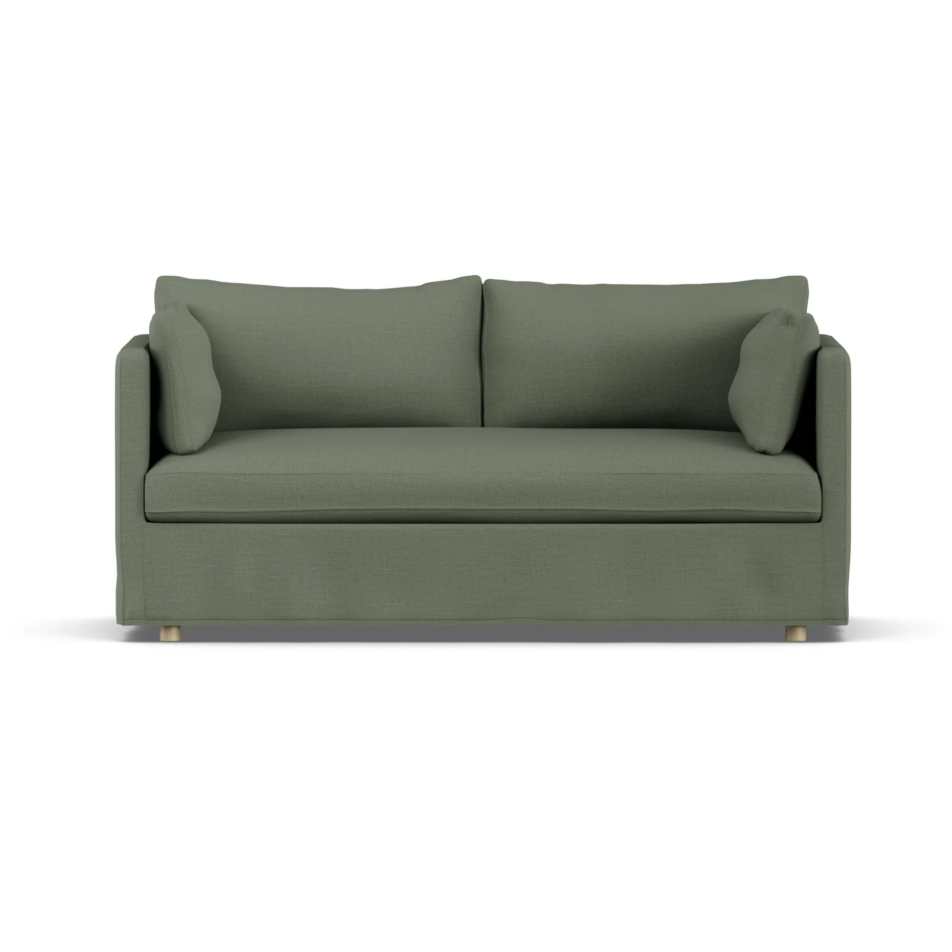 Linnevik soffa, Same Forest 6677-vitoljad ek, 2-sits, med kappa 1898
