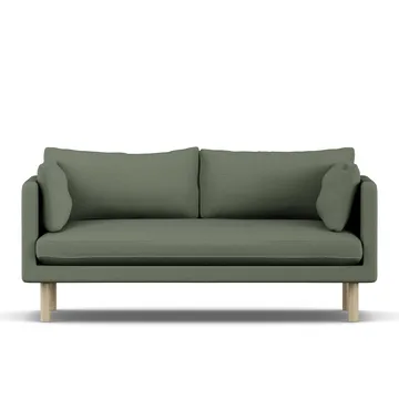 Linnevik soffa - Same Forest 6677-vitoljad ek, 2-sits - 1898