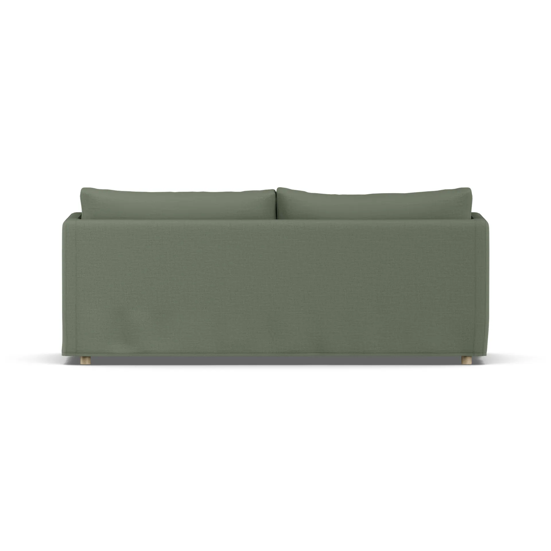 Linnevik soffa, Same Forest 6677-vitoljad ek, 3-sits, med kappa 1898