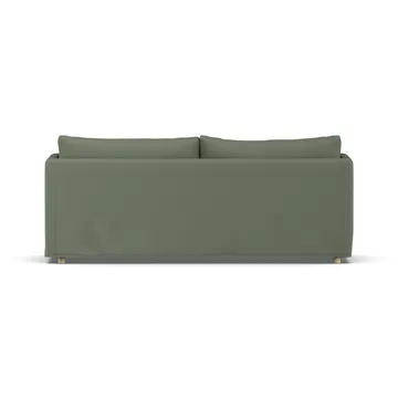 Linnevik soffa - Same Forest 6677-vitoljad ek, 3-sits, med kappa - 1898