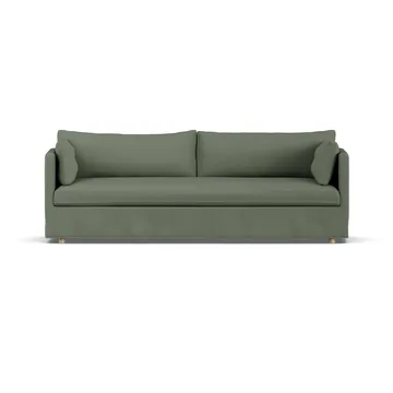 Linnevik soffa - Same Forest 6677-vitoljad ek, 4-sits, med kappa - 1898