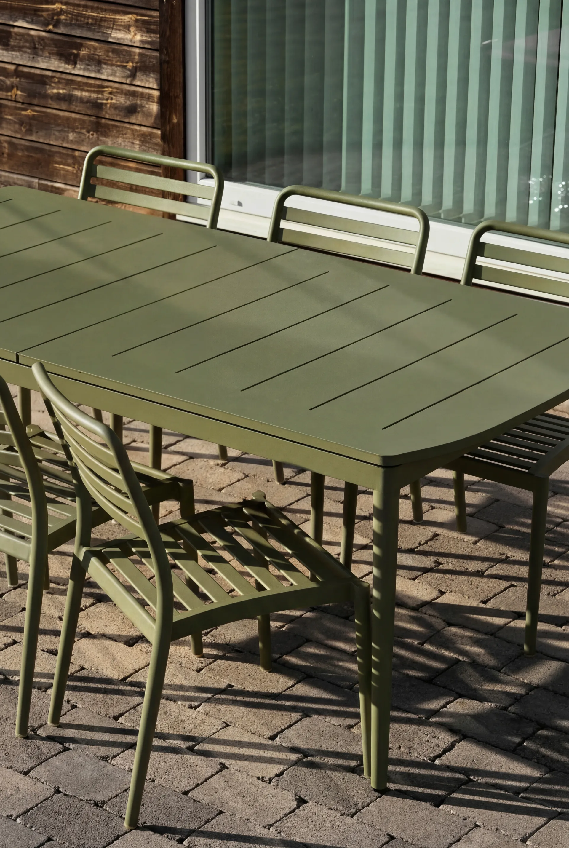 Messina stol, Moss green, 4-pack 1898