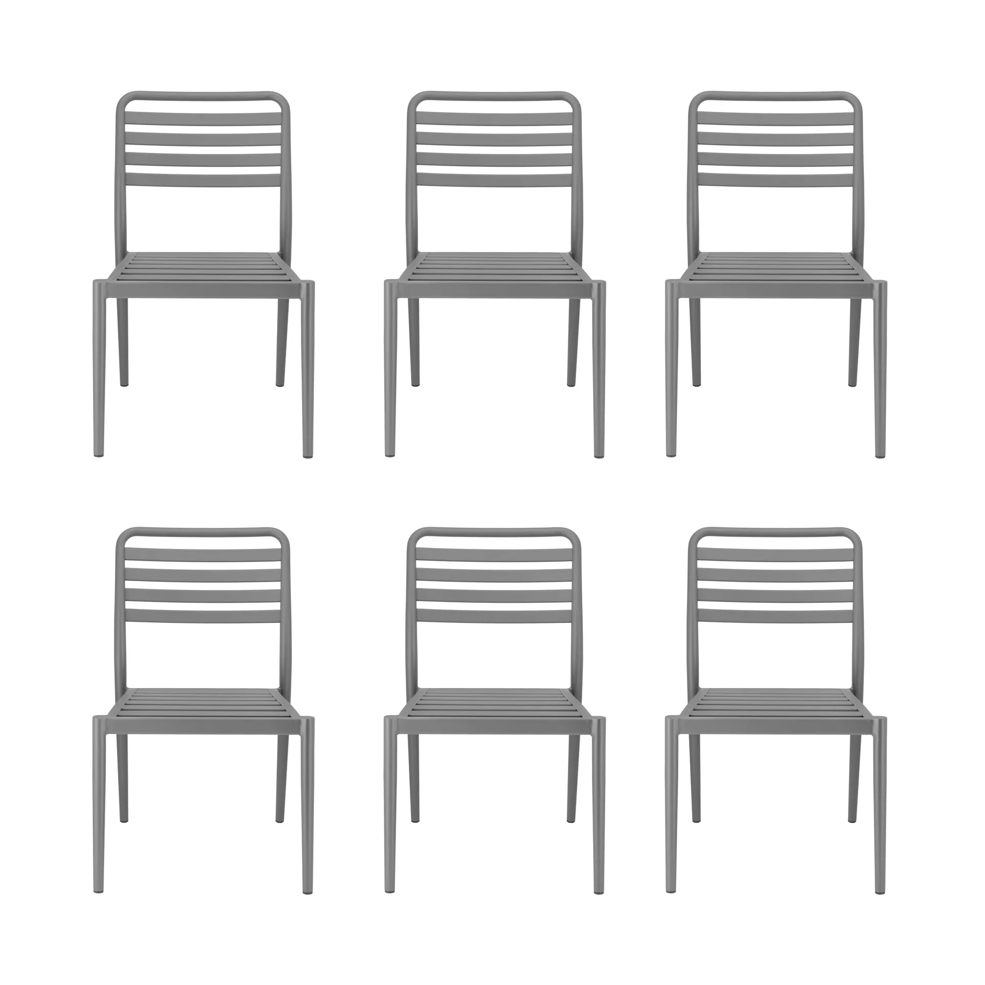 Messina stol, Taupe, 6-pack 1898