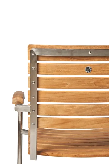 Rörvik matstol - Teak-rostfritt stål - 1898