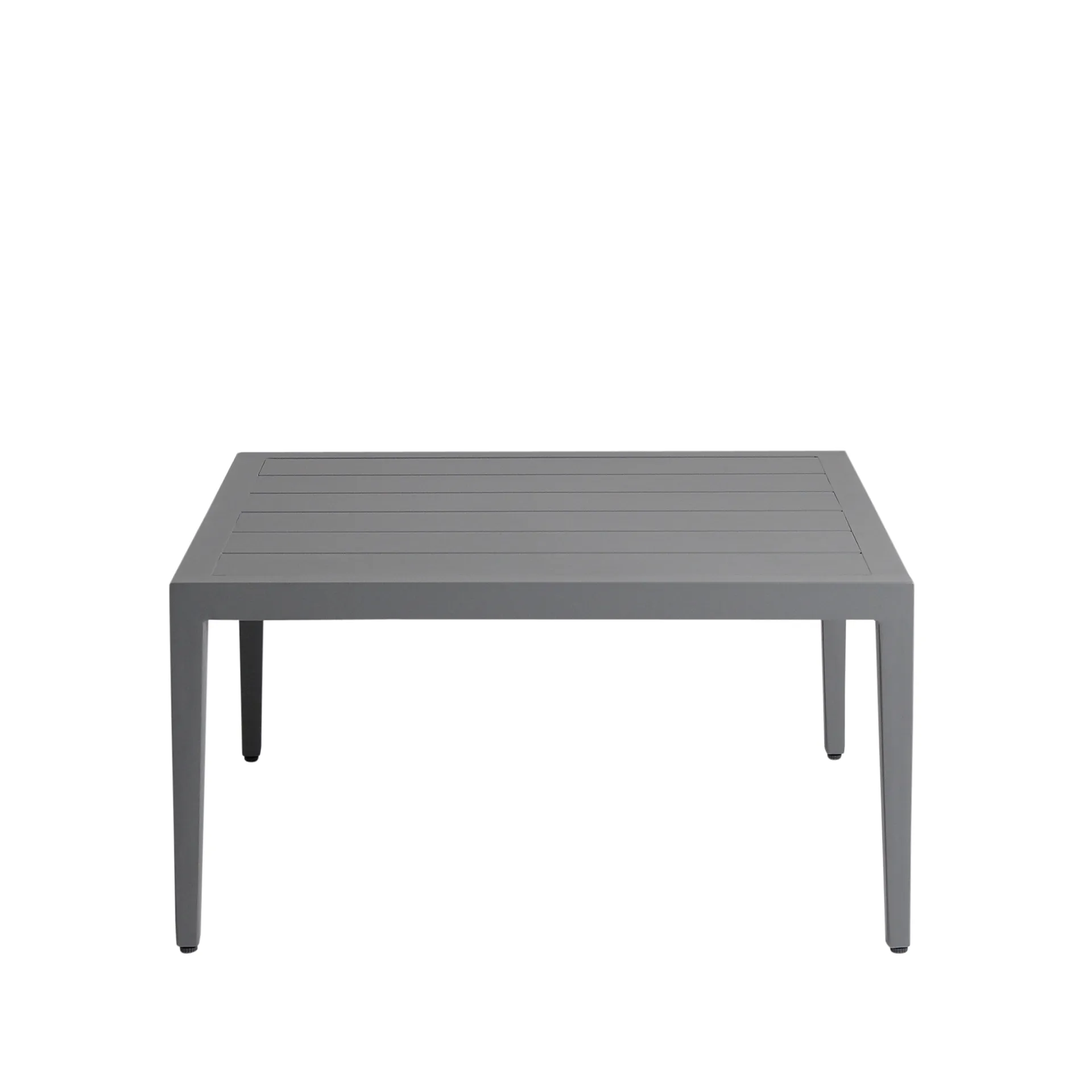 Santander soffbord 78x78x40 cm, Grå aluminium 1898