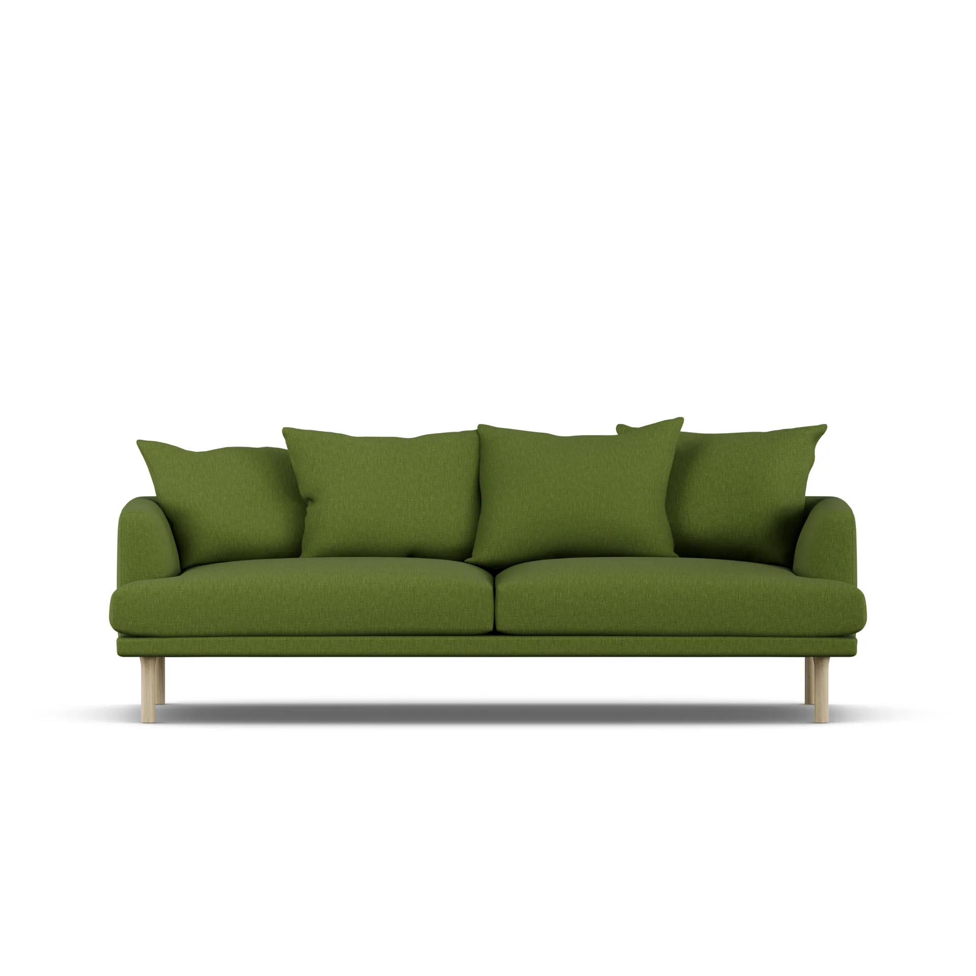 Sjövik soffa, Luiza Green 3975-vitoljad ek, 3-sits 1898