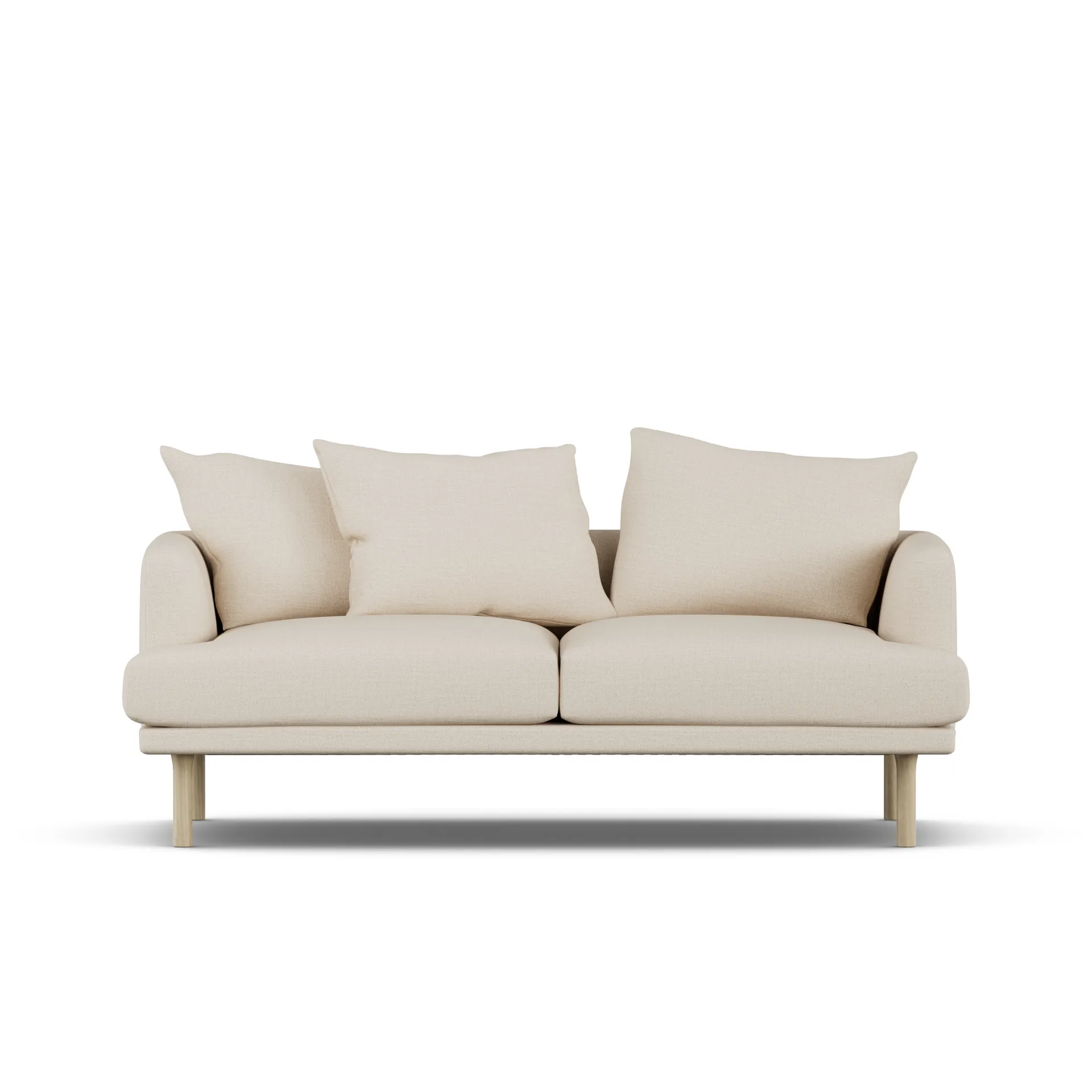 Sjövik soffa, Same Beige 6670-vitoljad ek, 2,5-sits 1898