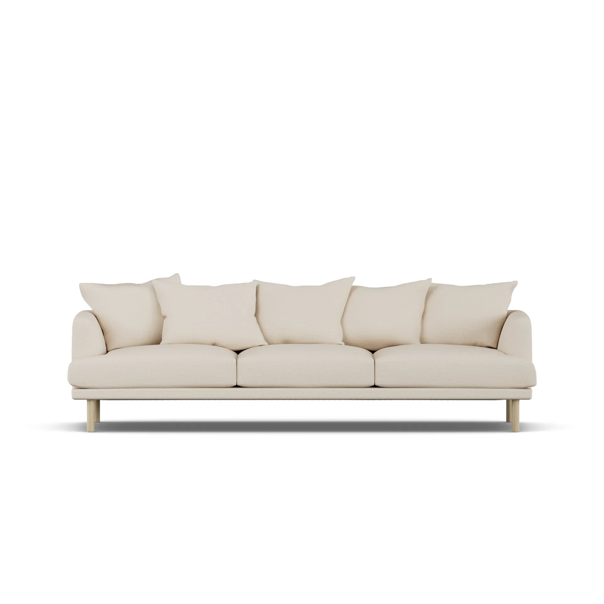 Sjövik soffa, Same Beige 6670-vitoljad ek, 3,5-sits 1898