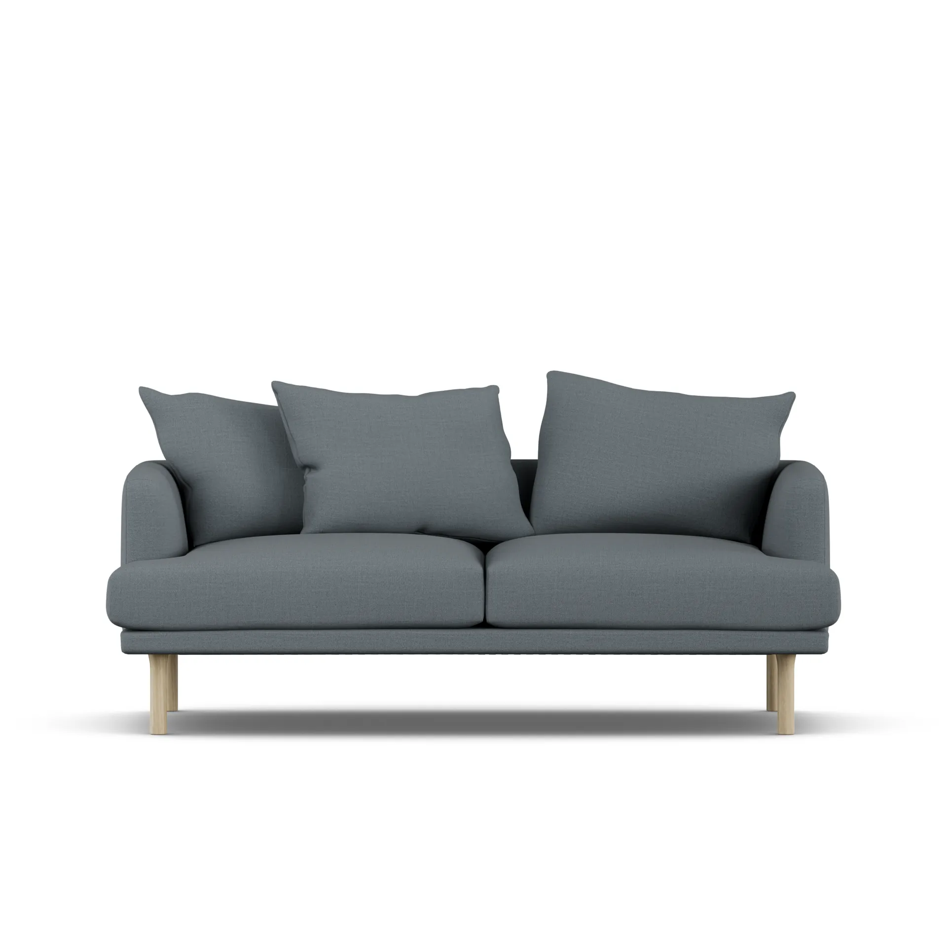 Sjövik soffa, Same Blue 6678-vitoljad ek, 2,5-sits 1898