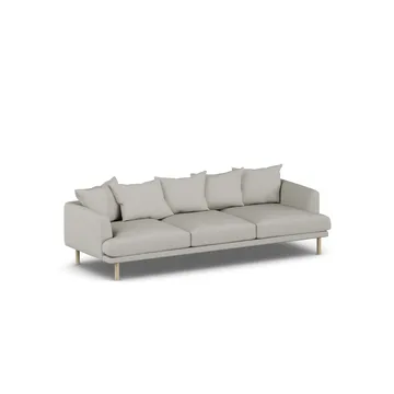 Sjövik soffa - Same Grey 6673-vitoljad ek, 3,5-sits - 1898