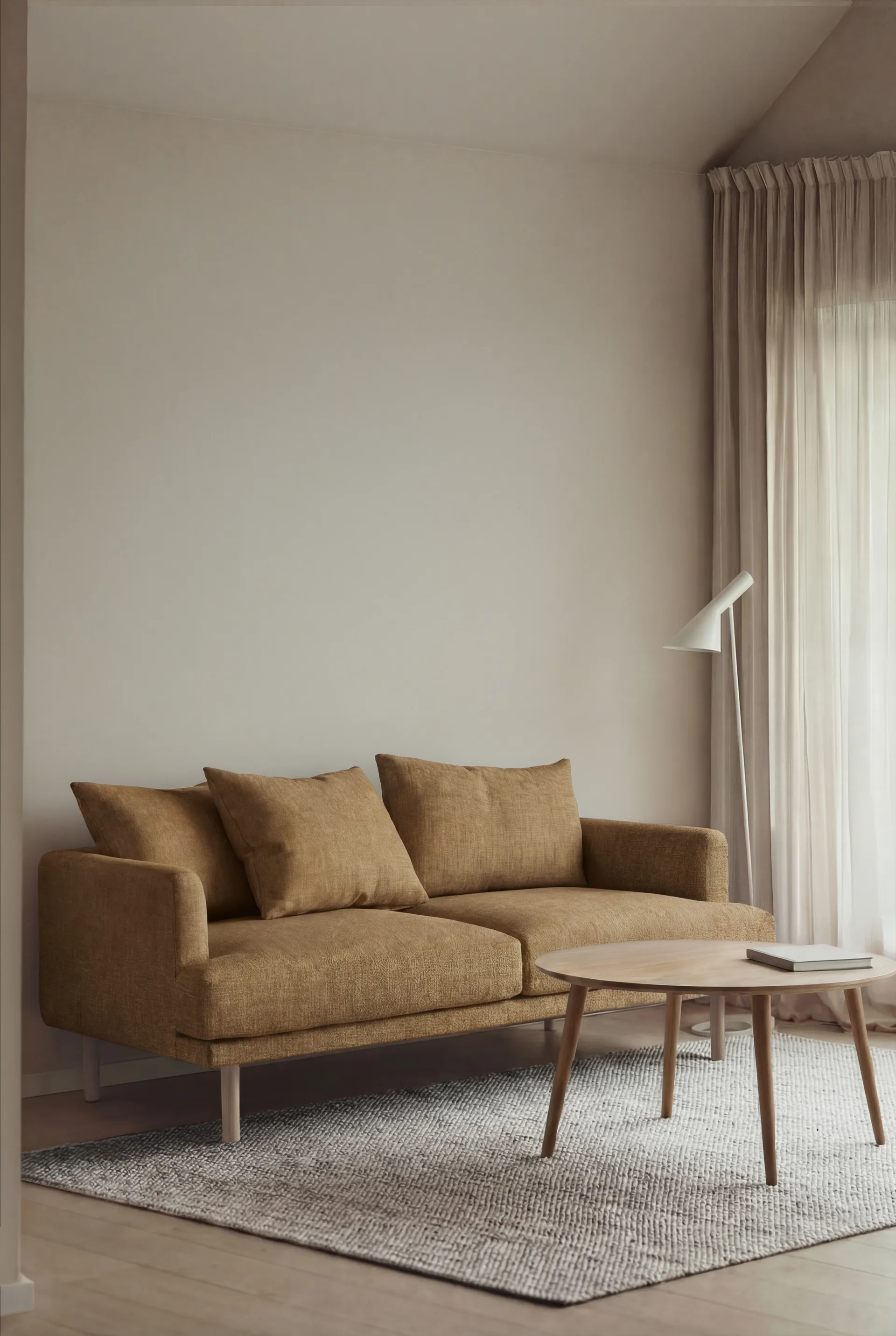 Sjövik soffa, Same Ochre 6676-vitoljad ek, 2,5-sits 1898