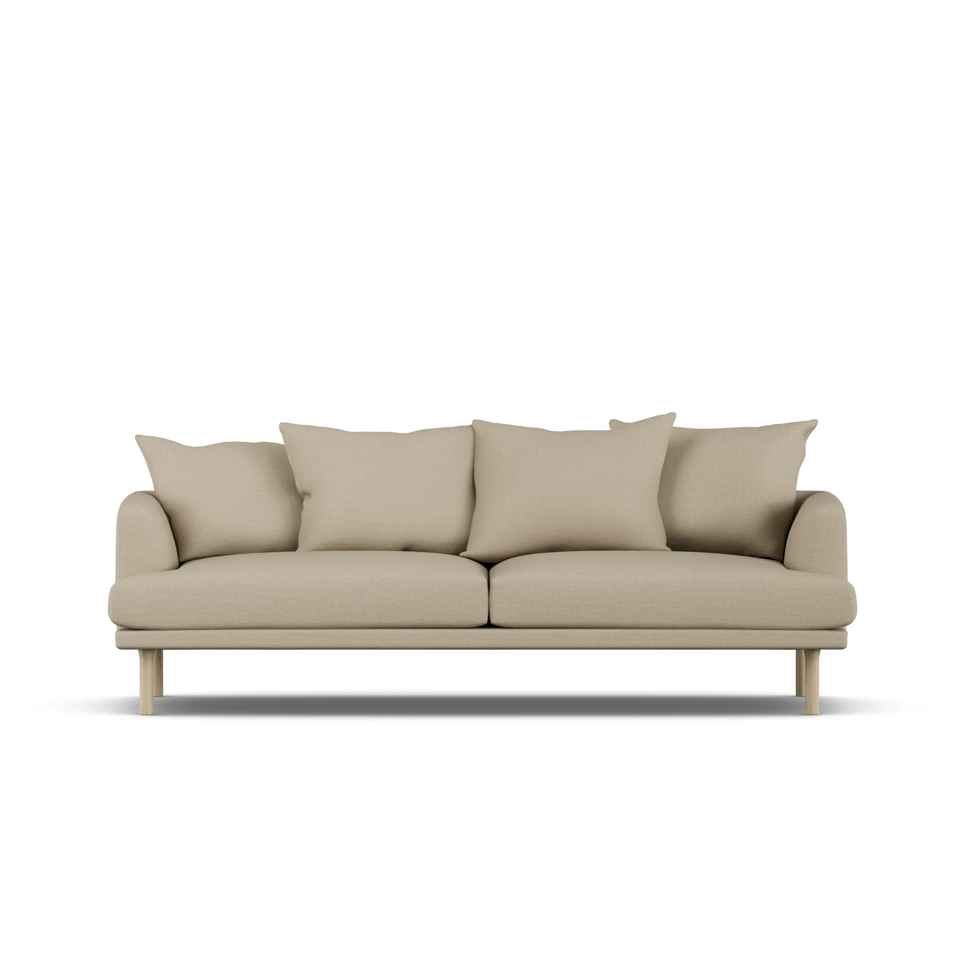 Sjövik soffa, Same Sand 6672-vitoljad ek, 3-sits 1898