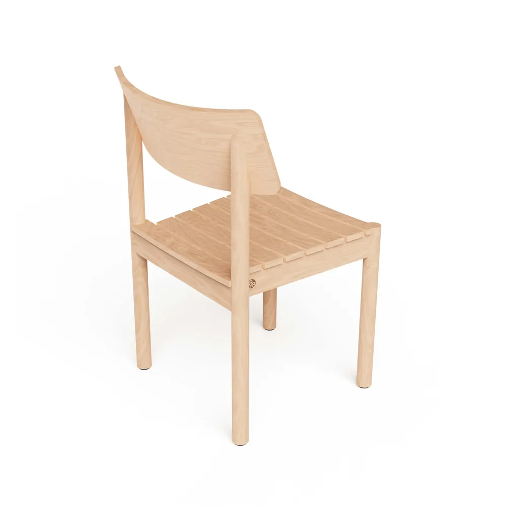 Strå stol, Teak 1898