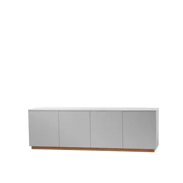 Beam sideboard - ljusgrå, sockel i oljad ek - A2