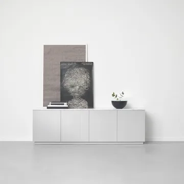 Beam sideboard - vit lack, vit sockel - A2