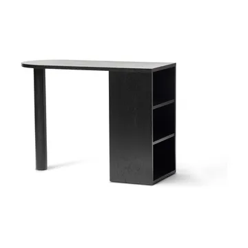 Hub skrivbord - Svartbetsad ek, 100x73x43 cm - A2