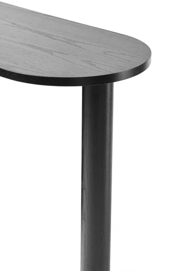 Hub skrivbord - Svartbetsad ek, 100x73x43 cm - A2