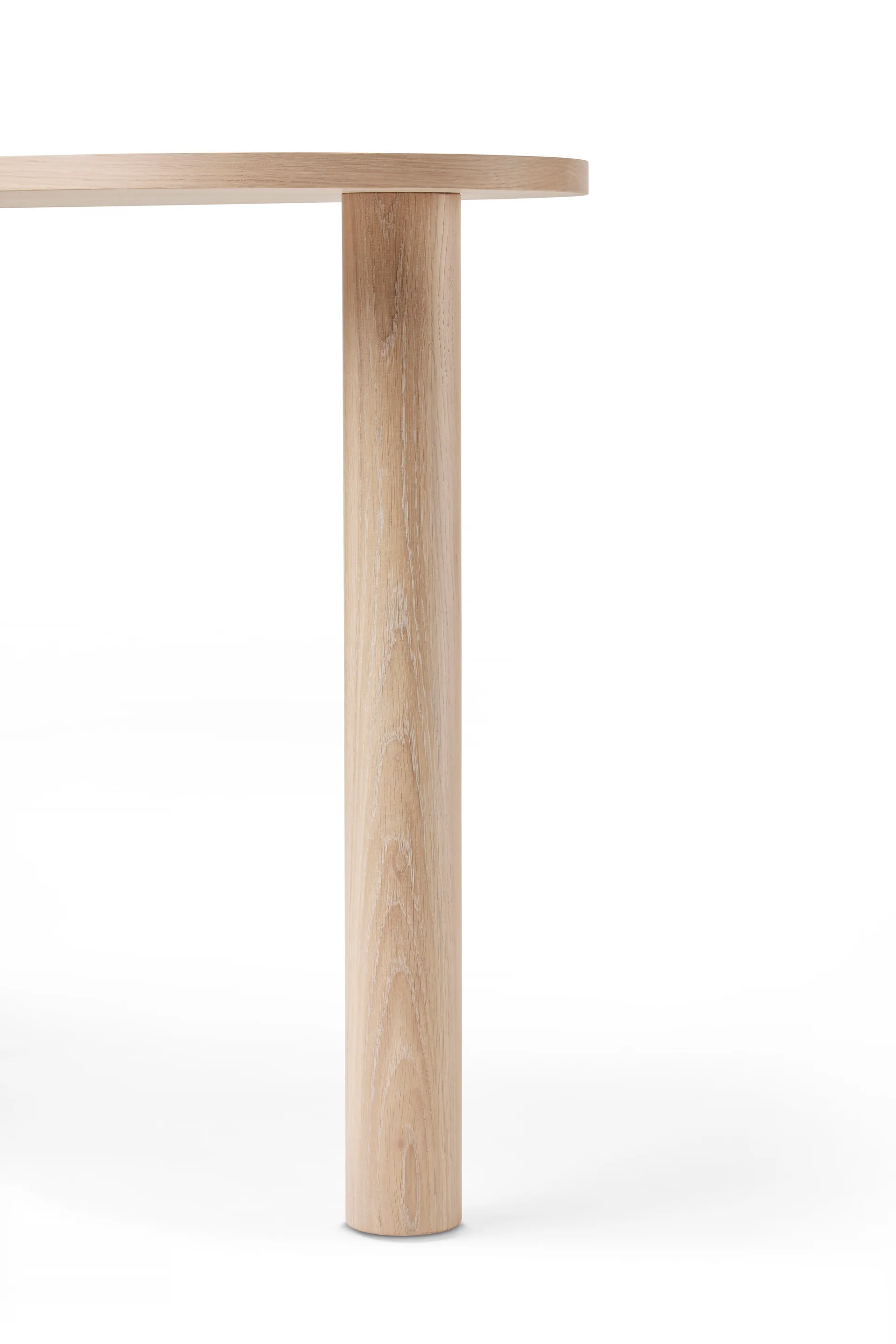 Hub skrivbord, Vitoljad ek, 100x73x43 cm A2