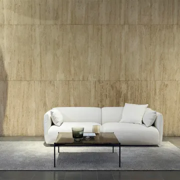 Origami modulsoffa - tyg orsetto 011 vit - Adea