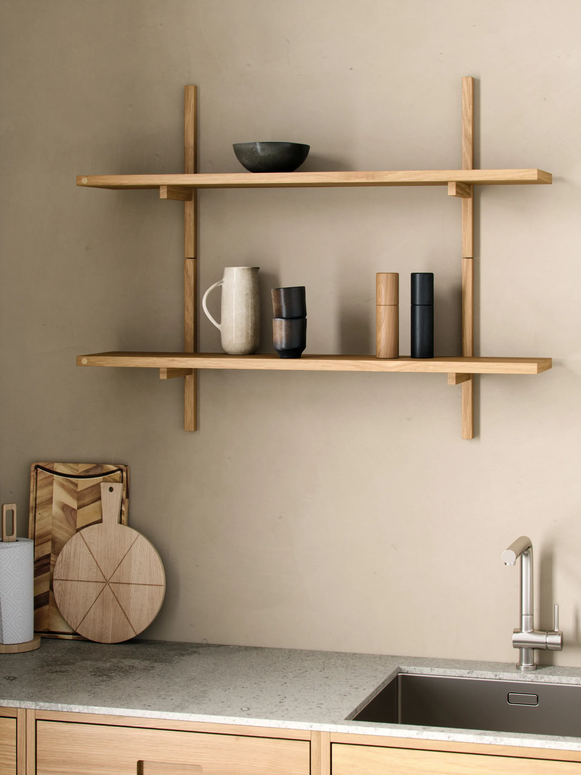 Andersen tapasbricka Medium Ø36 cm, Oak Andersen Furniture