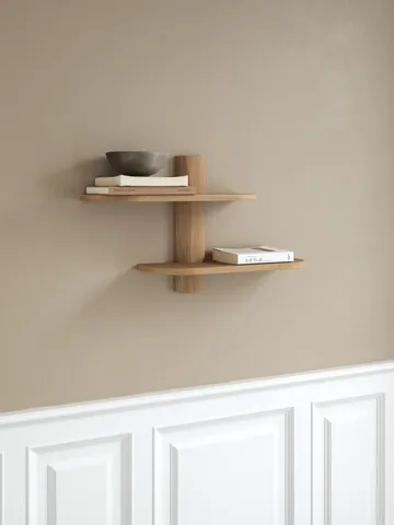 Bend vägghylla - Oak, 50x18x40 cm - Andersen Furniture