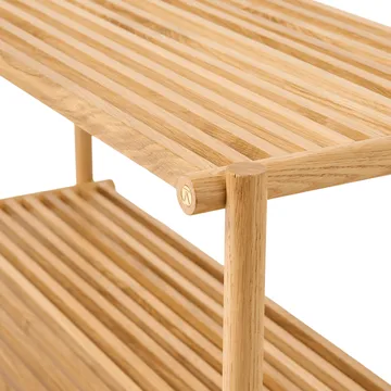 Column Shoe rack - Matt lackad ek - Andersen Furniture