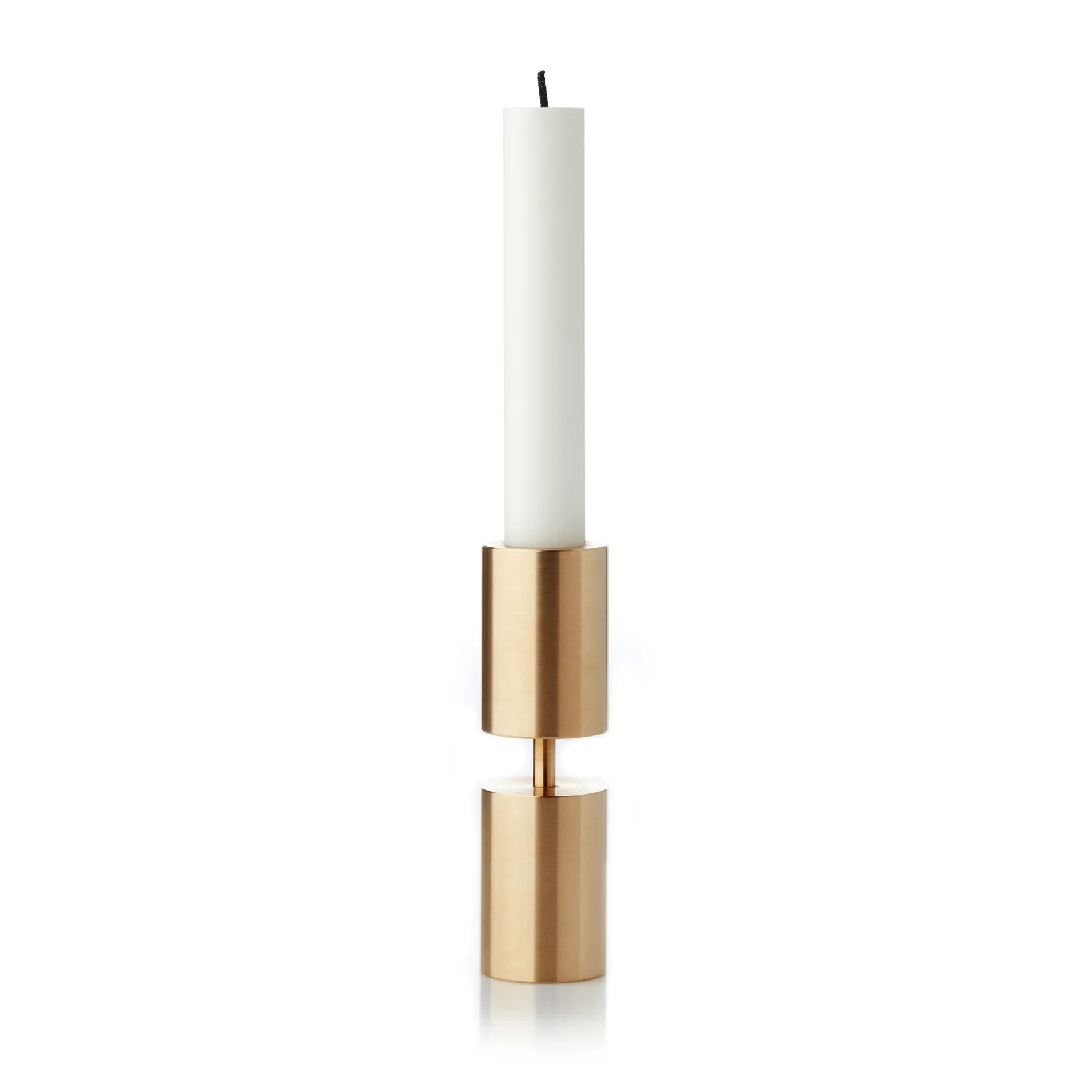 Solid ljusstake, Mässing Applicata