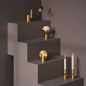 Solid ljusstake - Mässing - Applicata