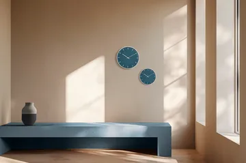 Arne Jacobsen City Hall klocka - Blå, Ø29 cm - Arne Jacobsen Clocks
