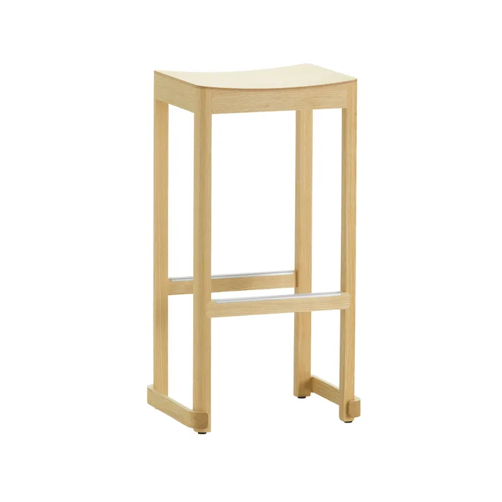 Atelier barpall - Naturlackerad ask-H75 cm - Artek
