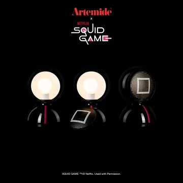 Eclisse x Squid Game bordslampa Special Edition - Guard black - Artemide