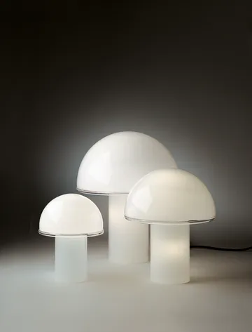 Onfale Grande bordslampa Ø36 cm - Opal vit - Artemide
