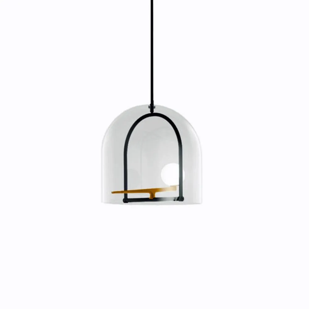 Yanzi S pendel, Black-brass Artemide