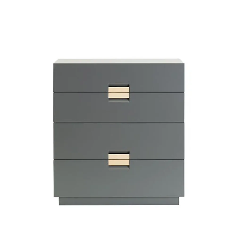 Frame medium byrå, storm grey, läder natural Asplund