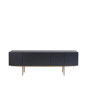 Luc Deluxe 200 sideboard - char grey, ben p4, limestone - Asplund