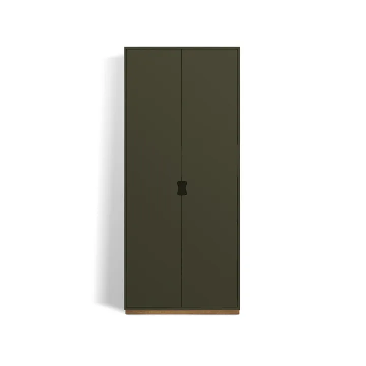 Snö F högskåp - taupe, eksockel, dj.30 cm - Asplund