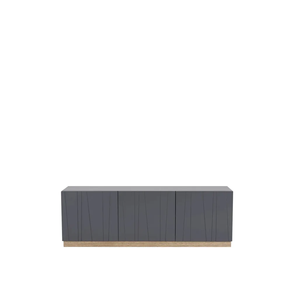Vass 40 135 sideboard, storm grey, vit ek p2 sockel Asplund
