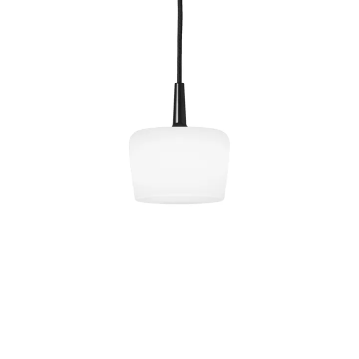 Riff Bowl pendel - Svart, large, led - Ateljé Lyktan