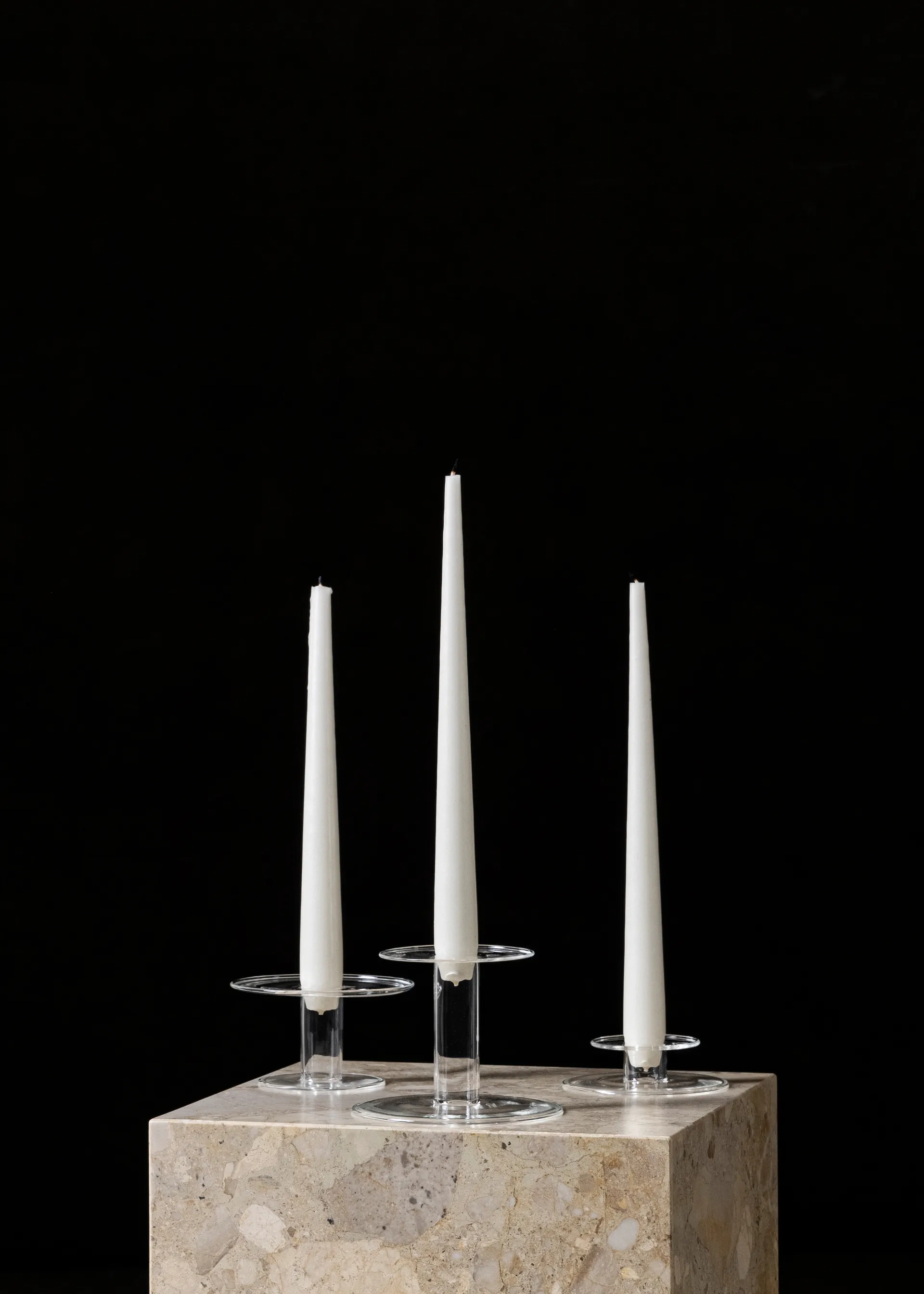 Abacus ljusstake 2,5 cm, Klar Audo Copenhagen